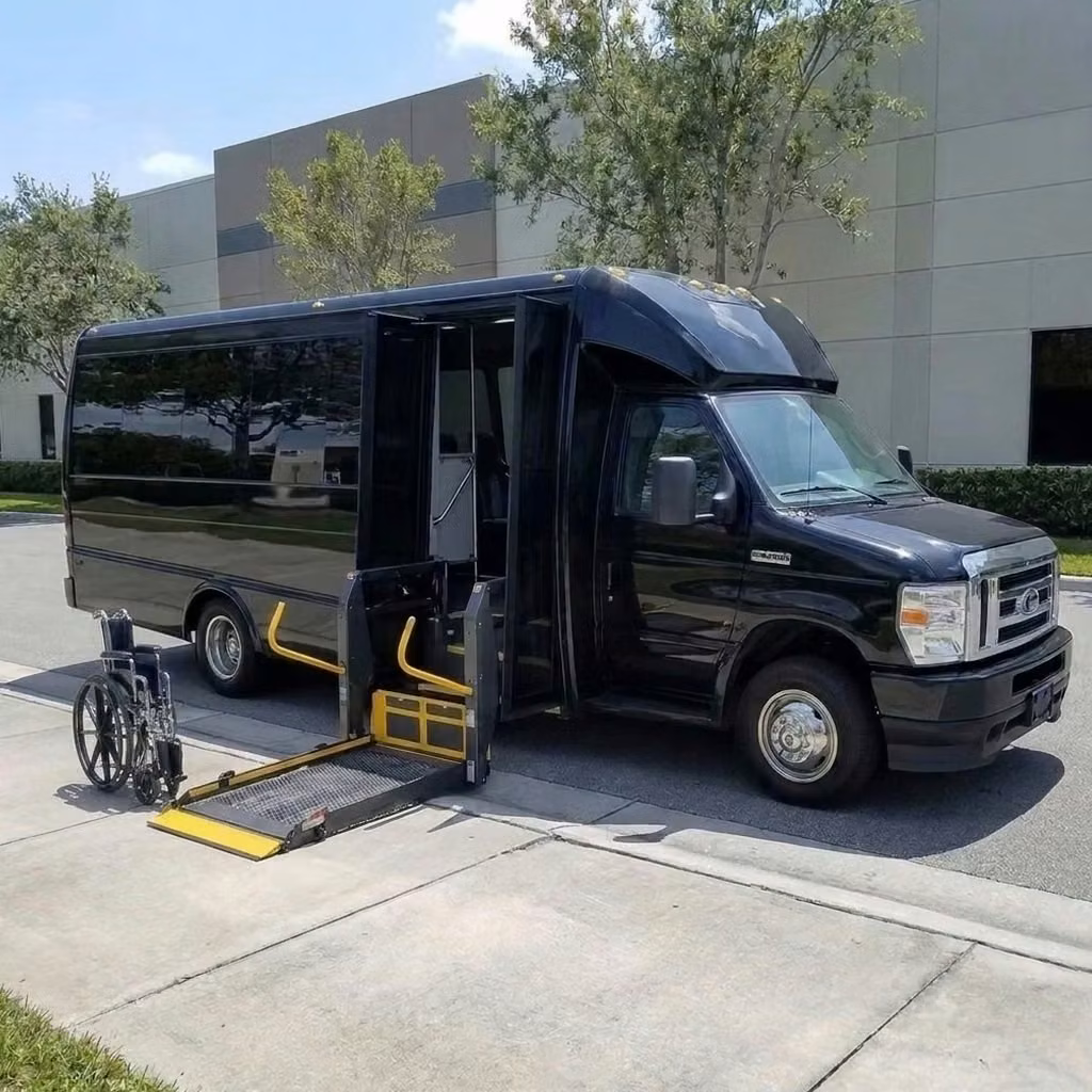 suisun city 18 passenger minibus wheelchair lift