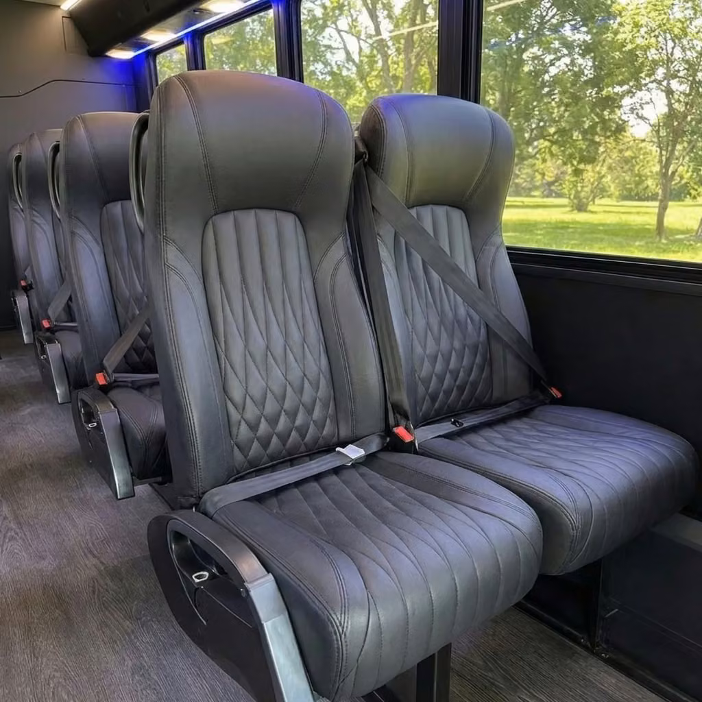 suisun city 20 passenger minibus high back seats