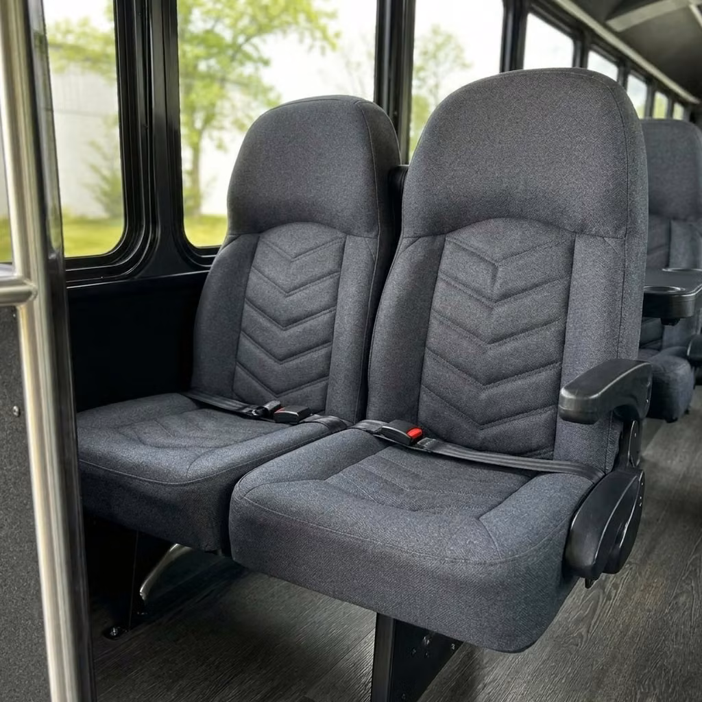 suisun city 25 passenger minibus high back seats