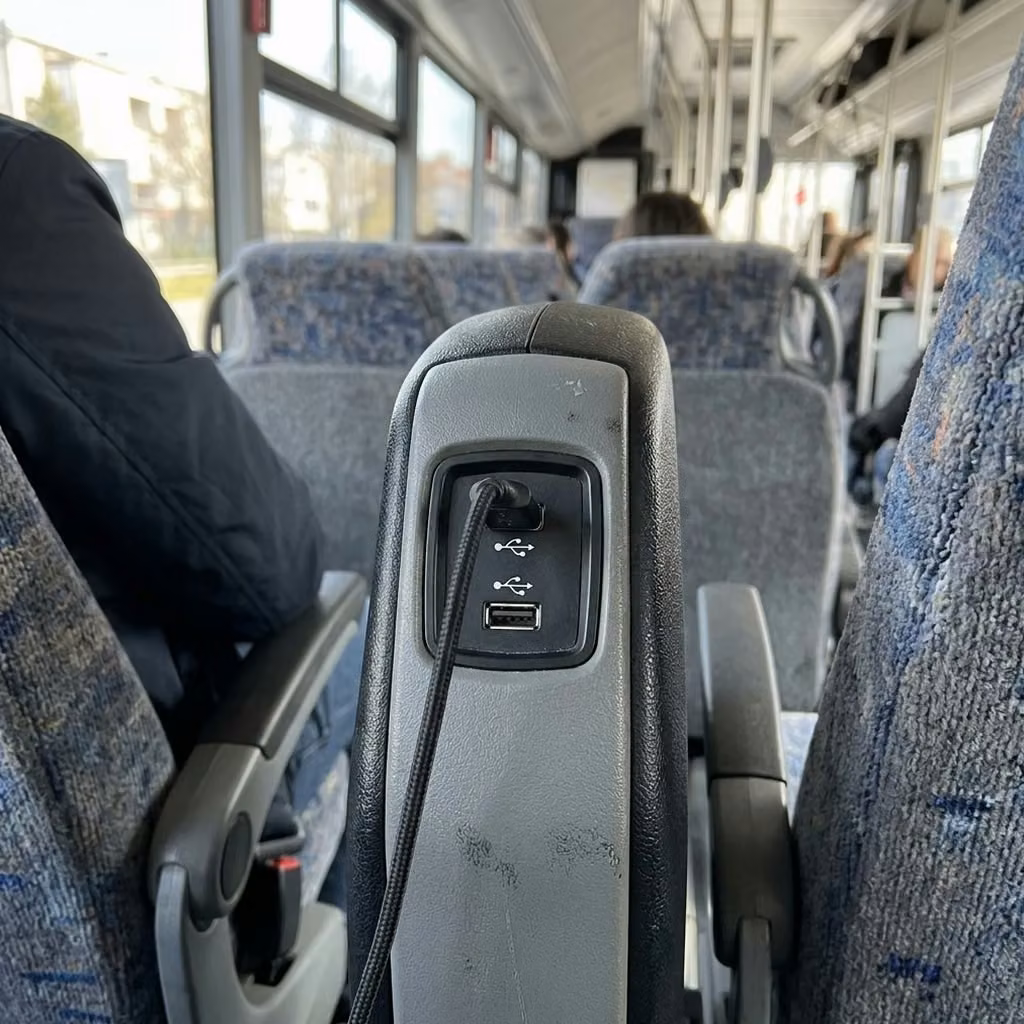 suisun city 28 passenger minibus usb charging
