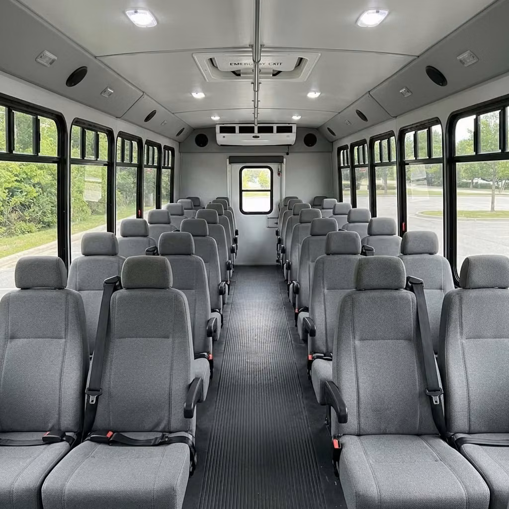 suisun city 30 passenger minibus seating