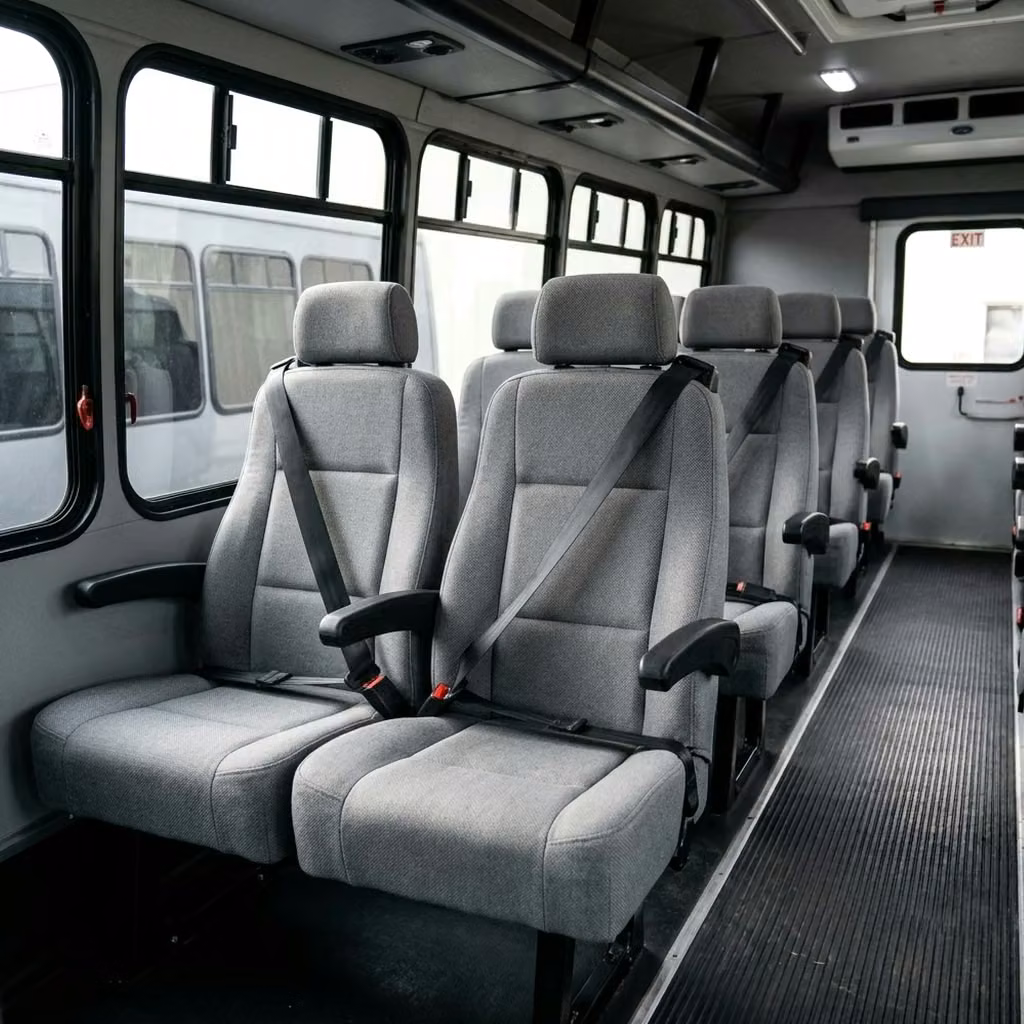 suisun city 35 passenger minibus reclining seats