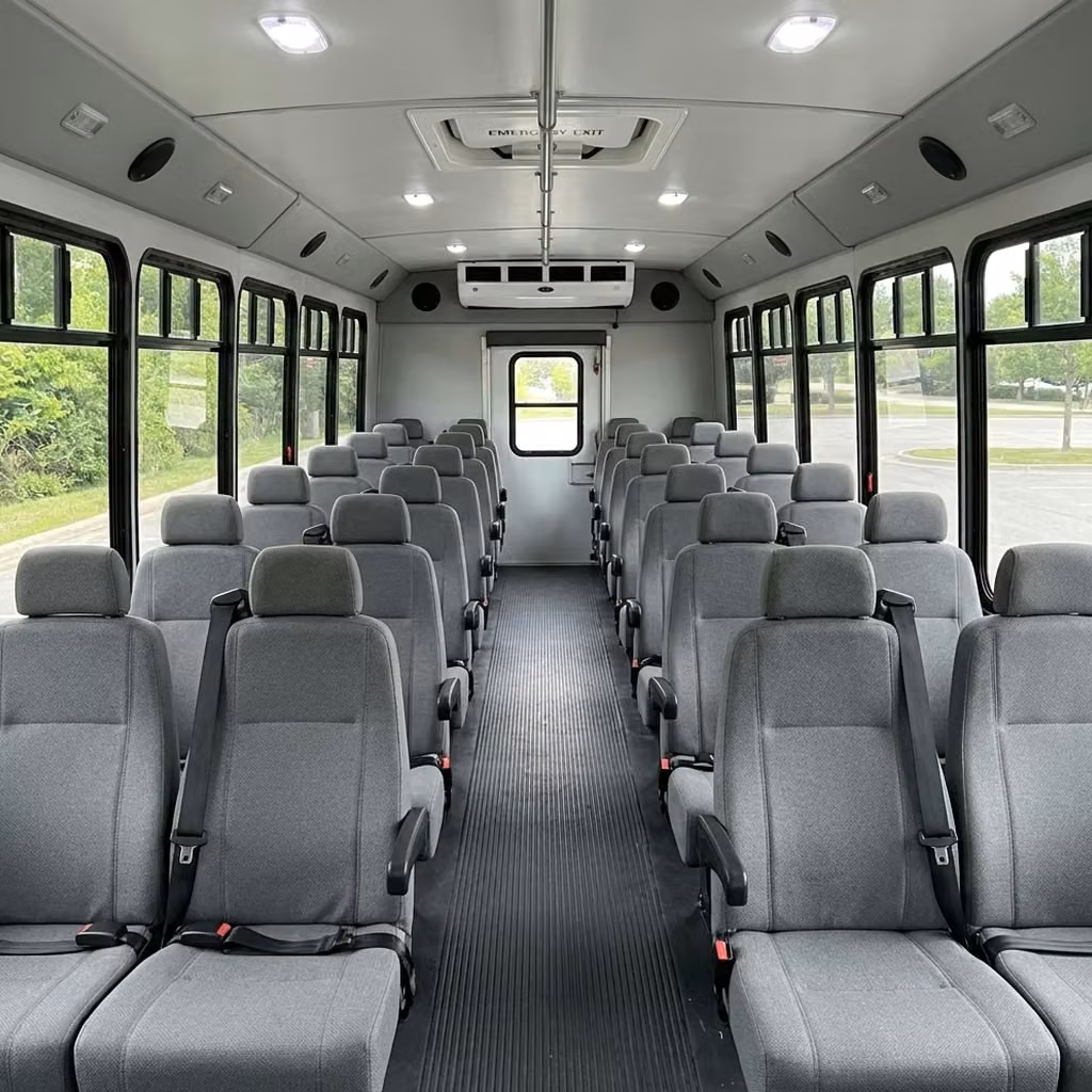 suisun city 35 passenger minibus seating