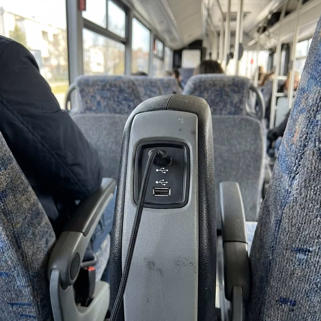 suisun city 35 passenger minibus usb charging