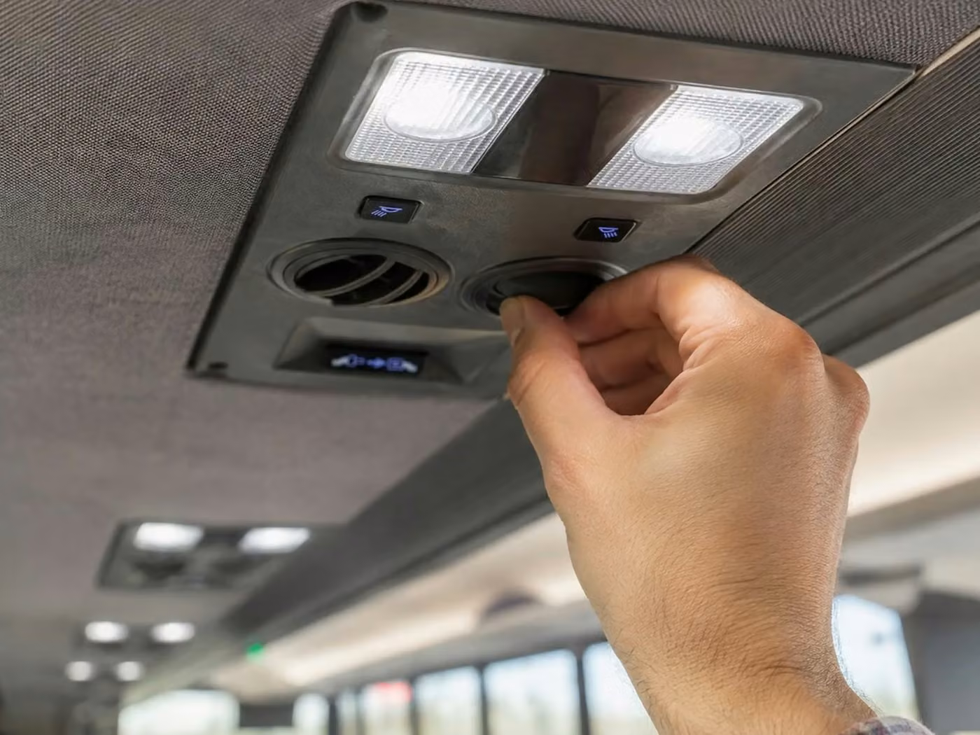 suisun city 56 passenger charter bus air conditioning