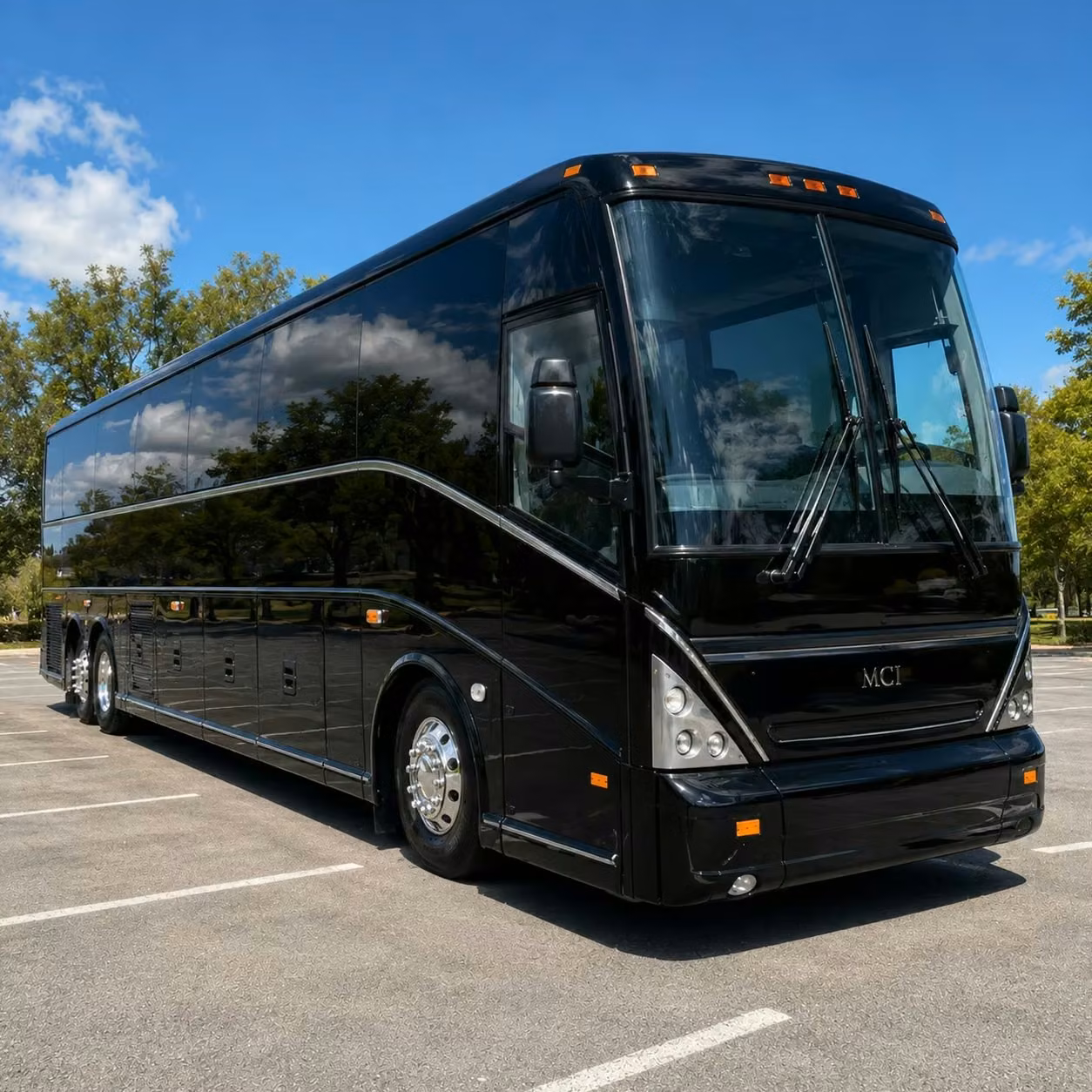 suisun city 56 passenger charter bus rental