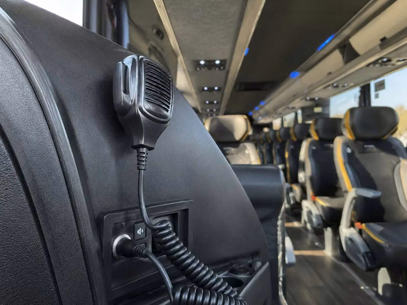 suisun city charter bus pa system