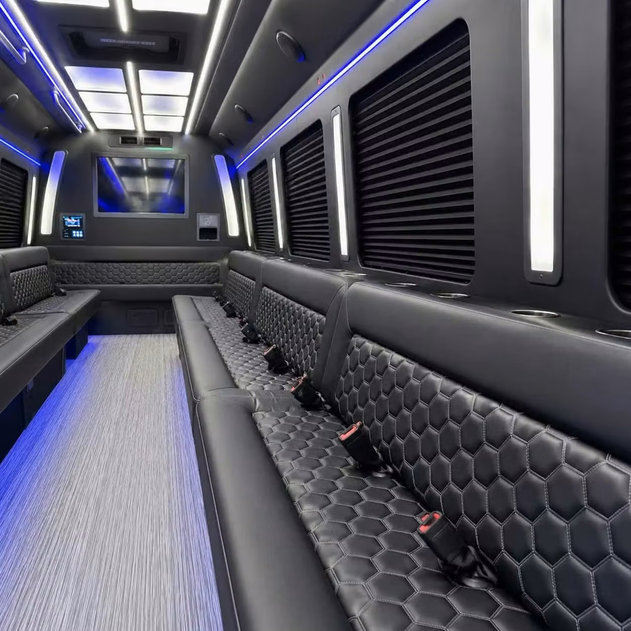 suisun city party bus party lighting