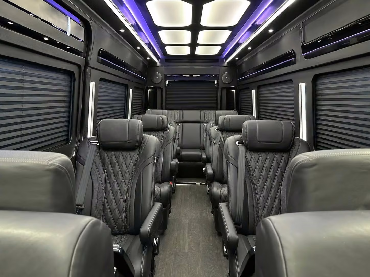 suisun city sprinter van rental with driver reclining seats