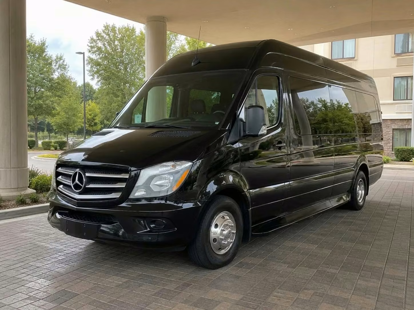 suisun city sprinter van rental with driver tinted windows