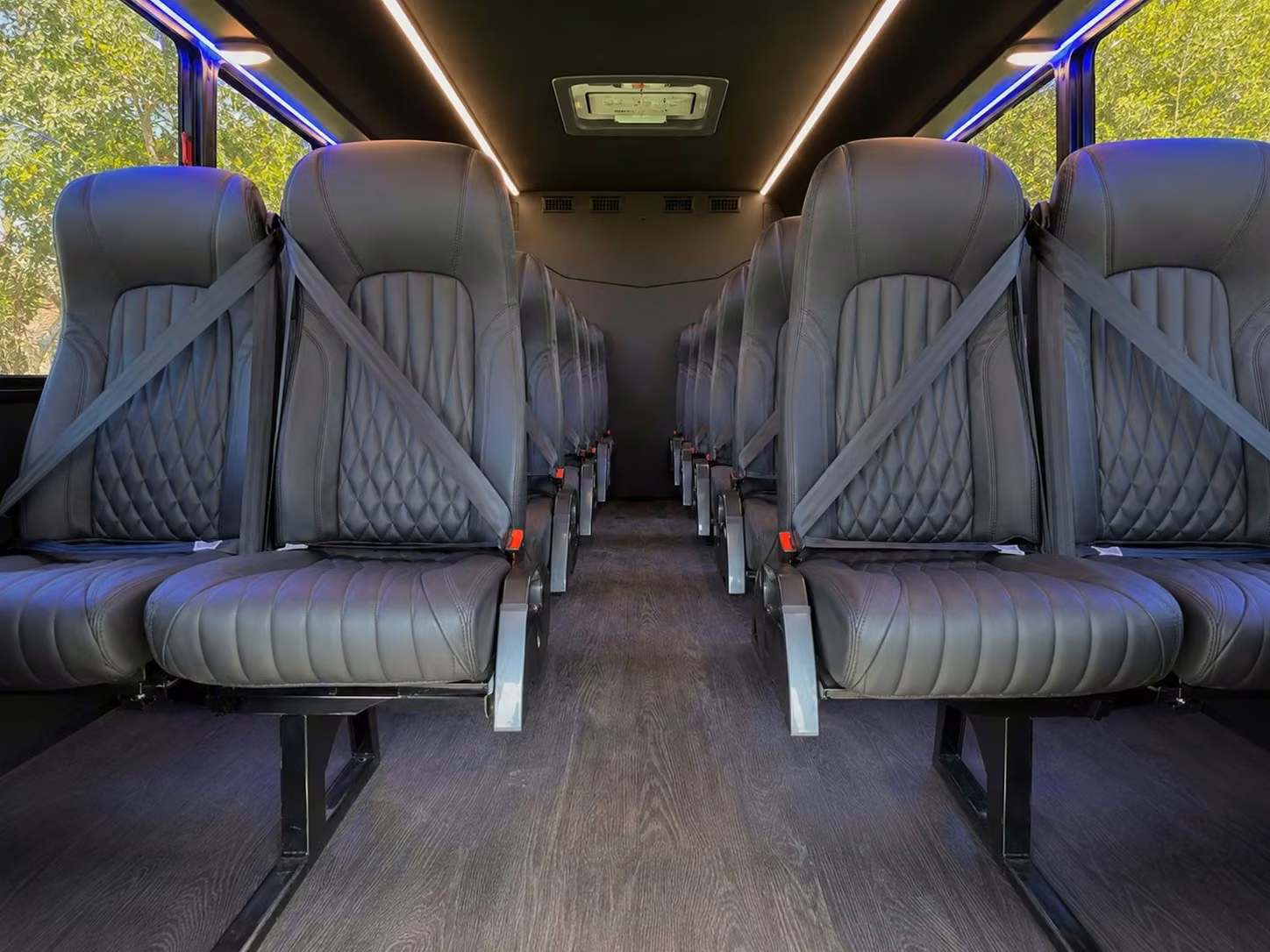20 passenger minibus interior