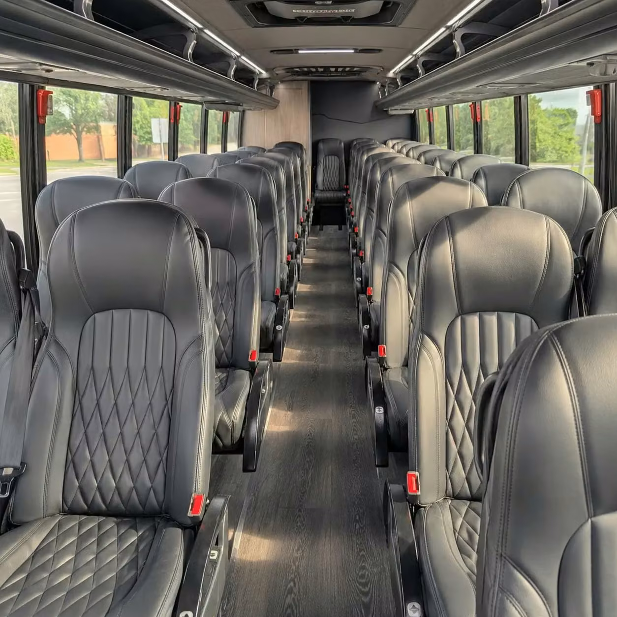 30 passenger minibus interior