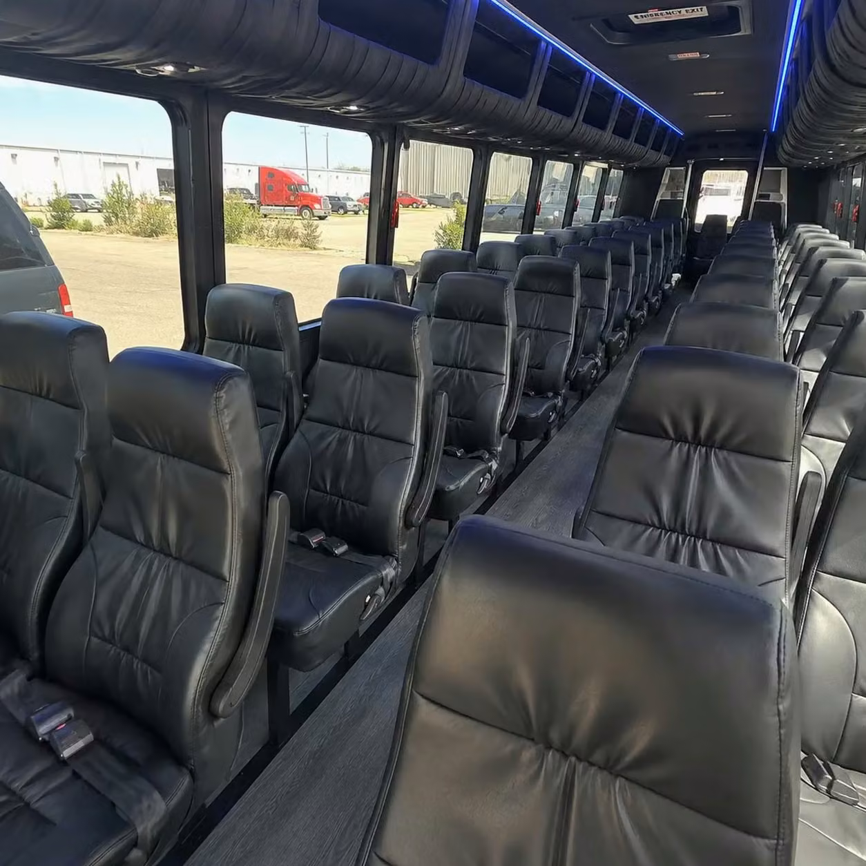35 passenger minibus inside