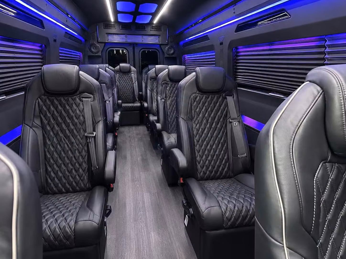 sprinter van with driver interior
